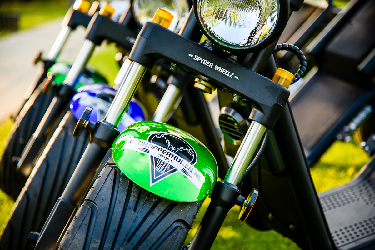 Dit is een E-chopper (2) Dit is een elektrische chopper