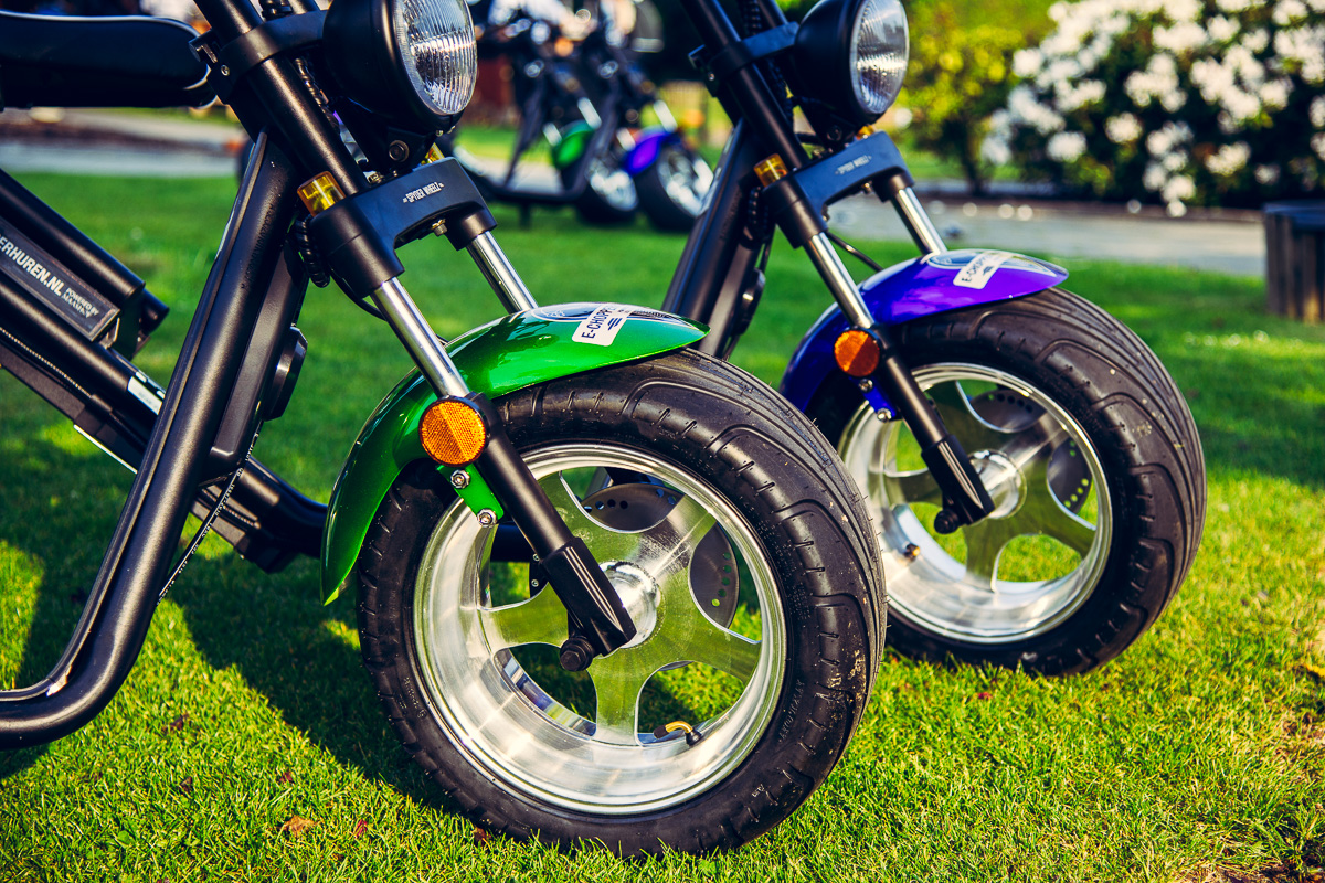 Dit is een E-chopper (3) Dit is een E-chopper (merk: Spyder Wheelz)
