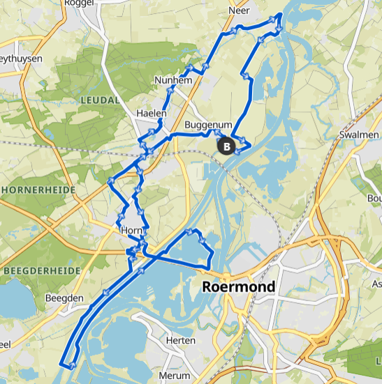 Route Roermondse Maasplassen